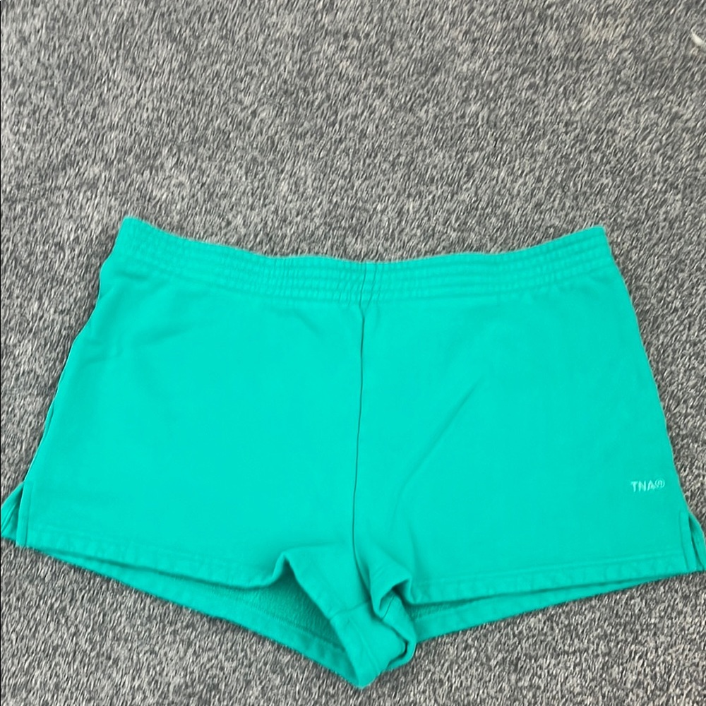Aritzia Green Athletic Shorts Performance Fit